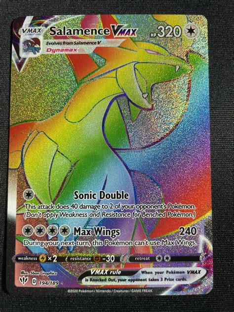 salamence vmax rainbow rare price.